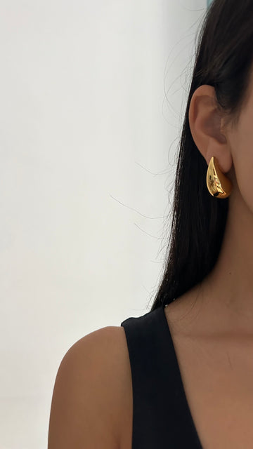 Drop Of Gold Earrings