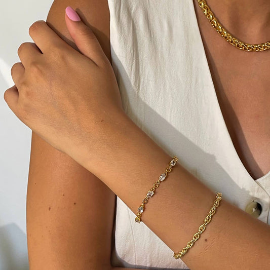 Twisted Anchor Bracelet