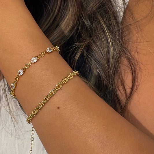 Oval Diamonds Bracelet