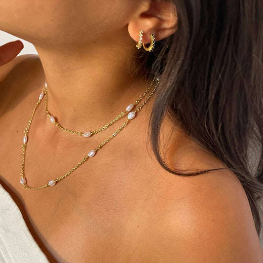 Pearls Layered Necklace