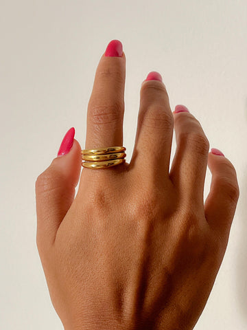 Triple Dome Ring