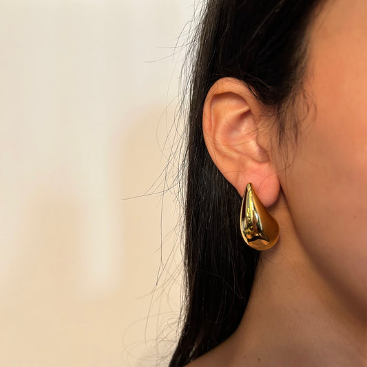 Drop Of Gold Earrings