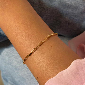Dainty clips bracelet