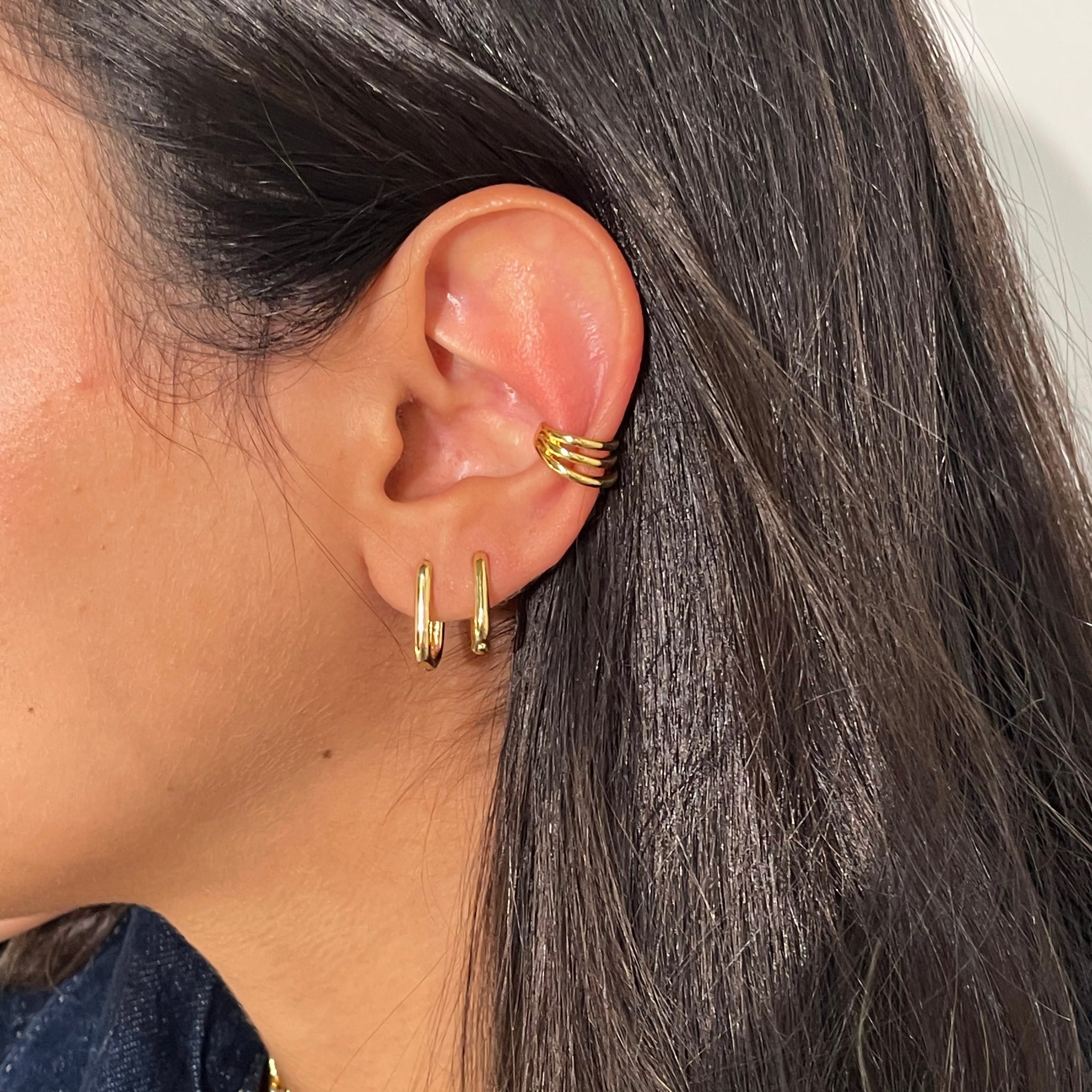Triple Dome Ear Cuff