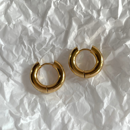 Chunky Plain Hoops