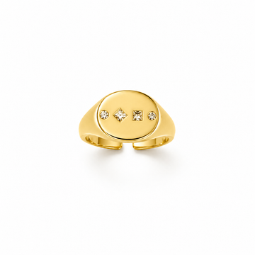 Diamonds Pinky Ring