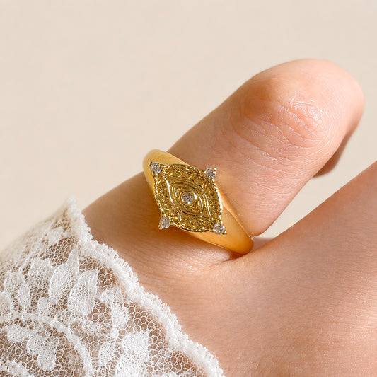 Diamond Eye Ring