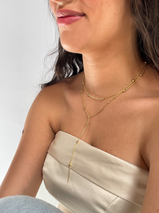 Beaded Layered Necklace
