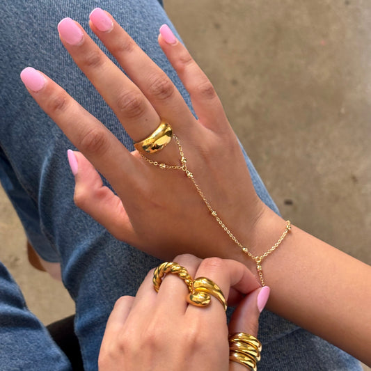 Beaded Hand chain
