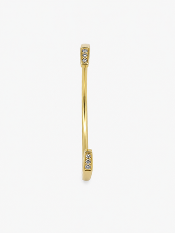 Dainty Diamonds Bangle in Gold