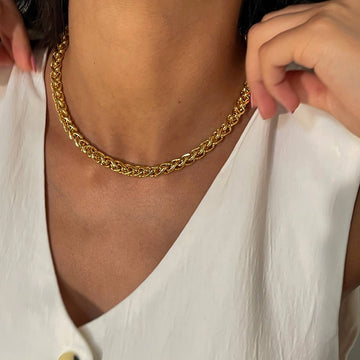 Golden Chunky Necklace