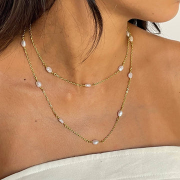 Pearls Layered Necklace