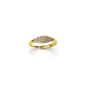 Mini Crystals Pinky Ring