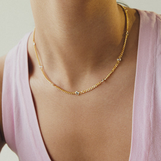 Gemstones Choker