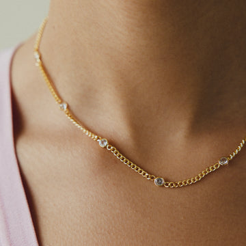 Gemstones Choker