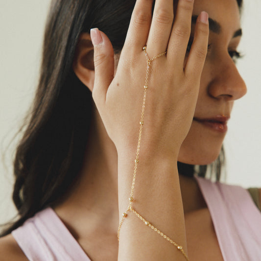 Beaded Hand chain