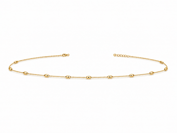 Oval Beaded Belly Chain