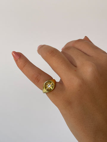 Stardust Pinky Ring