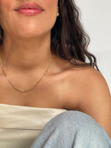 Dainty clips necklace