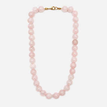 Chunky Beads Chocker in Rose