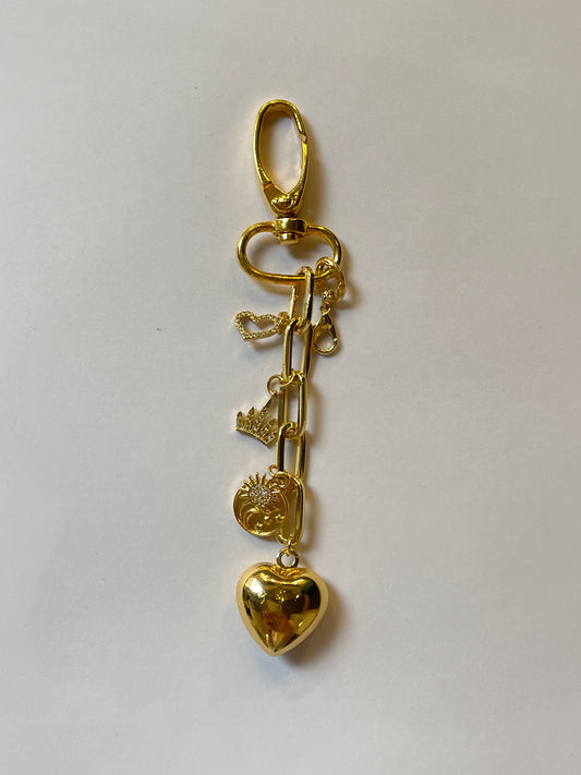 Heart Bag Charm