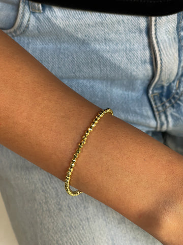 Little Gold Beads Bracelet