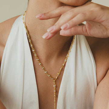 Golden Diamonds Necklace