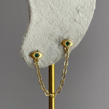 Emerald Stone Earrings