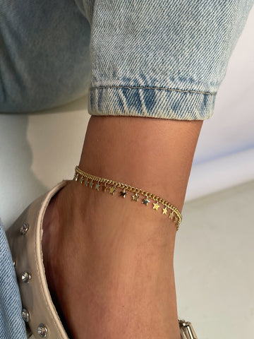 Stars Anklet