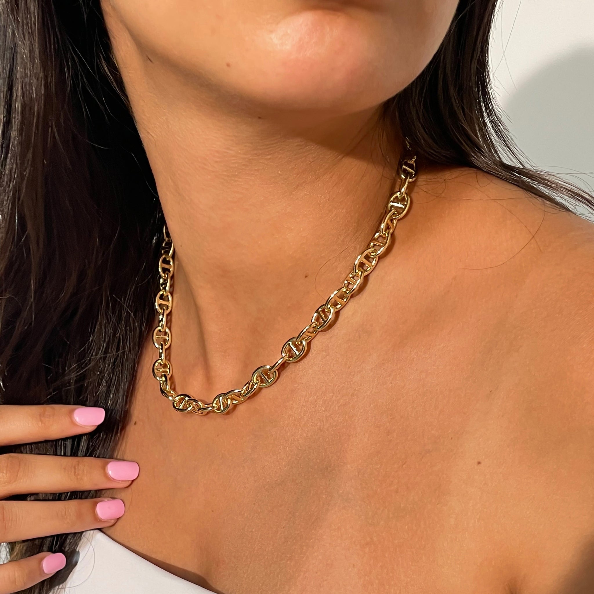Chunky Anchor Necklace