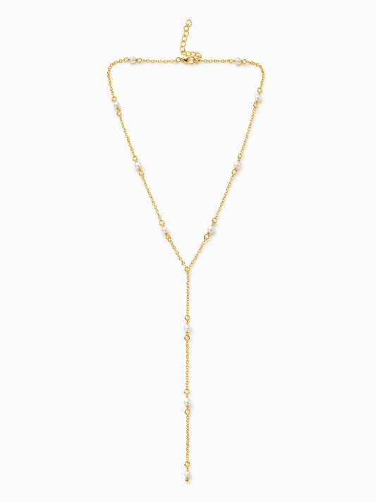 Drop Pearl Necklace