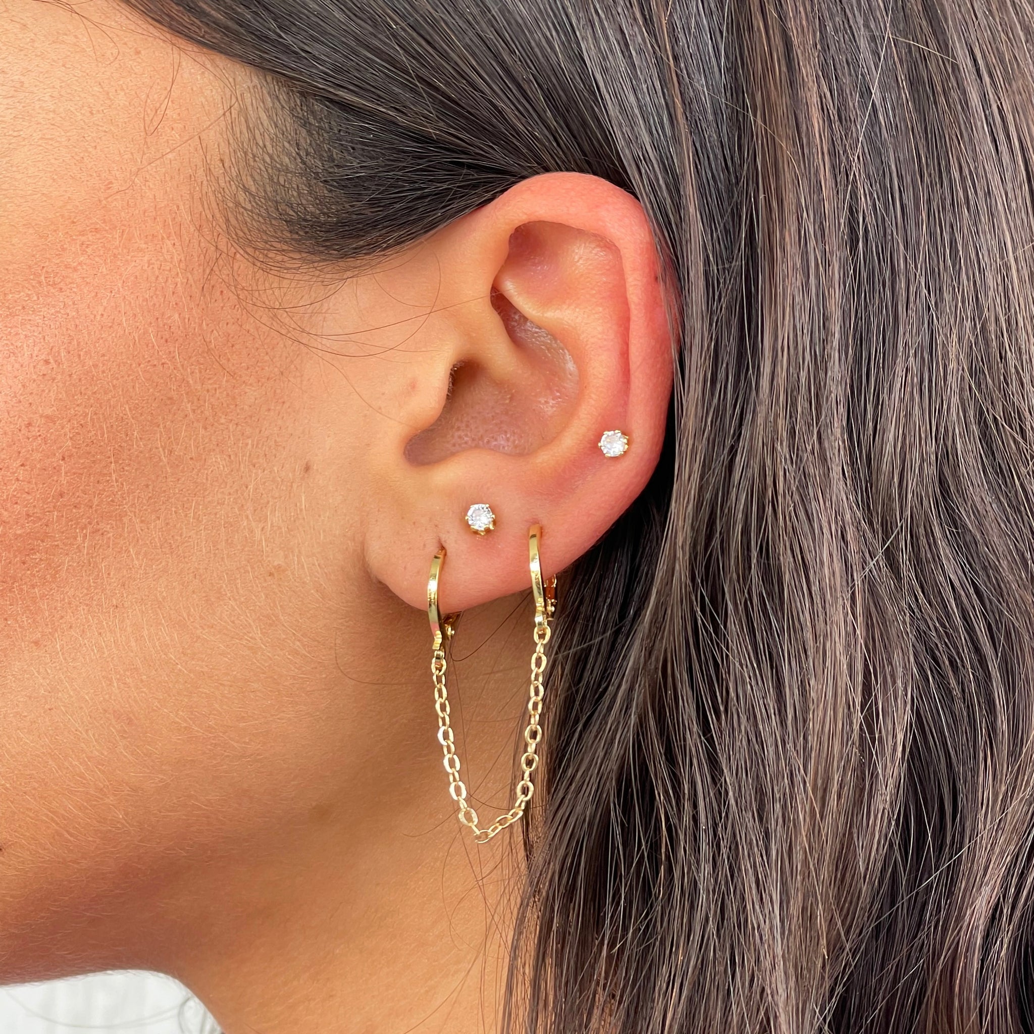 Double Hoops Earring