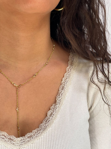Diamonds Drop Necklace