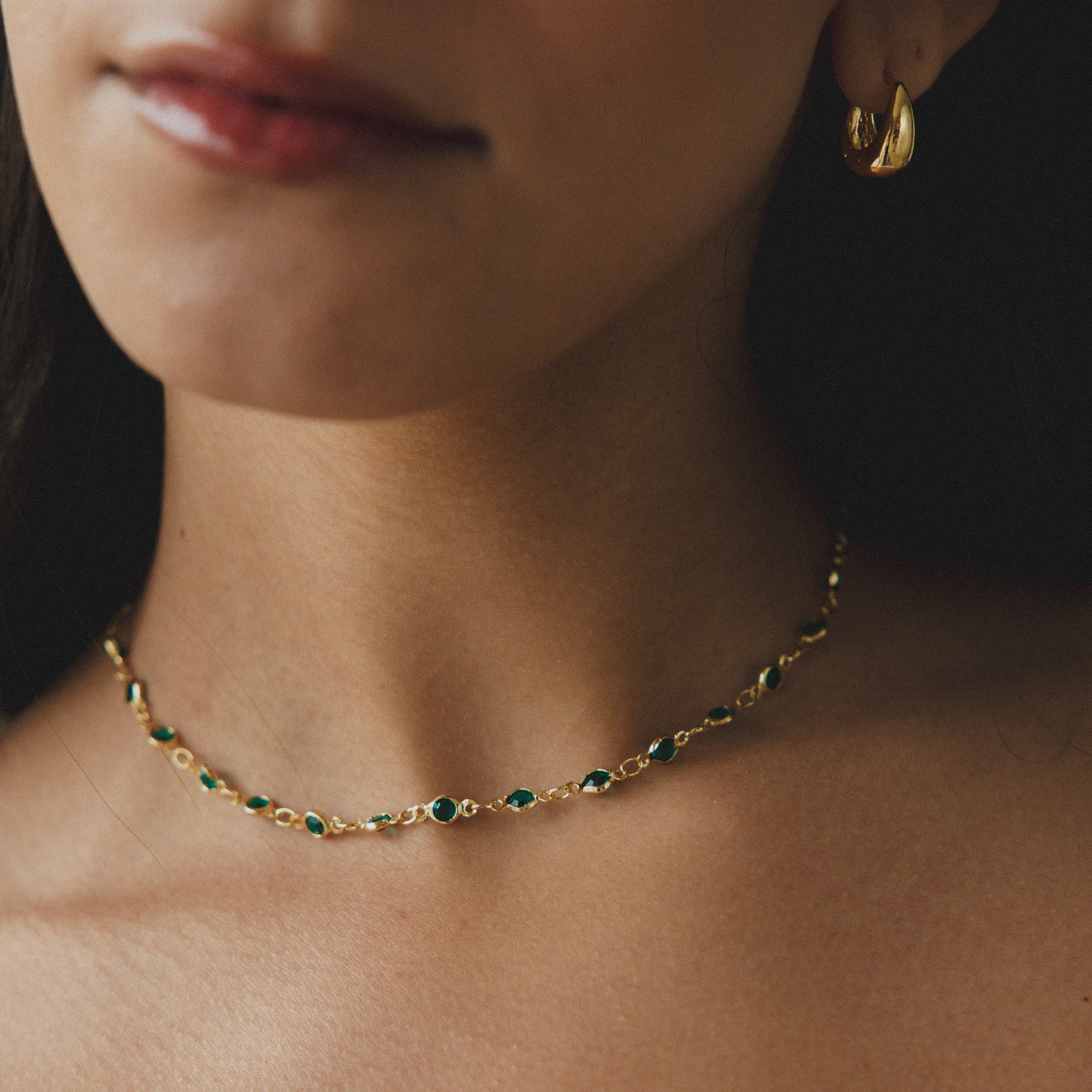 Emerald Gemstones Necklace