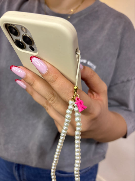 Short Pearls Phone Strap