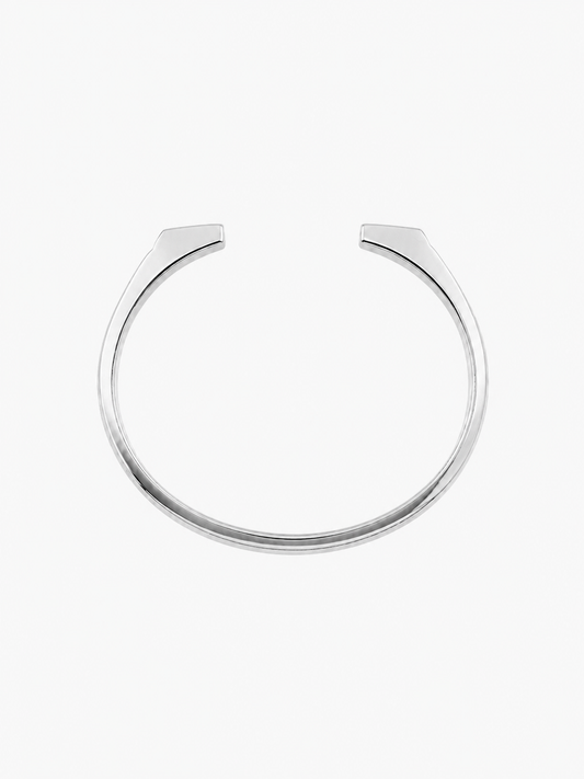 Dainty Diamonds Bangle in Silver