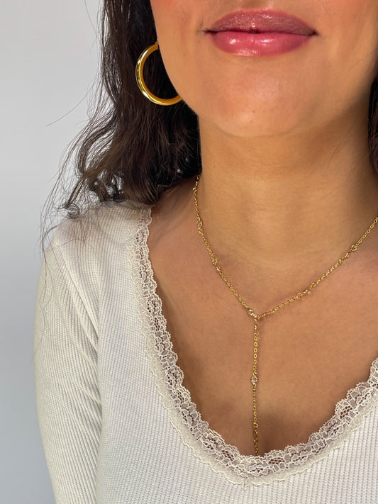 Diamonds Drop Necklace