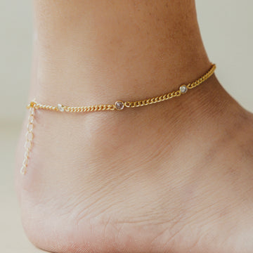Gemstones Anklet