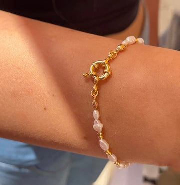 Golden Pearl Bracelet