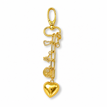 Heart Bag Charm