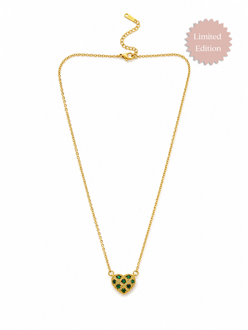 Emerald Heart Necklace