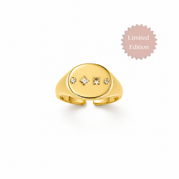 Diamonds Pinky Ring