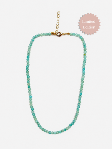 Gemstones Necklace in Aqua