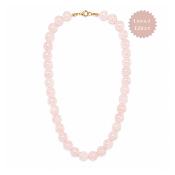 Chunky Beads Chocker in Rose